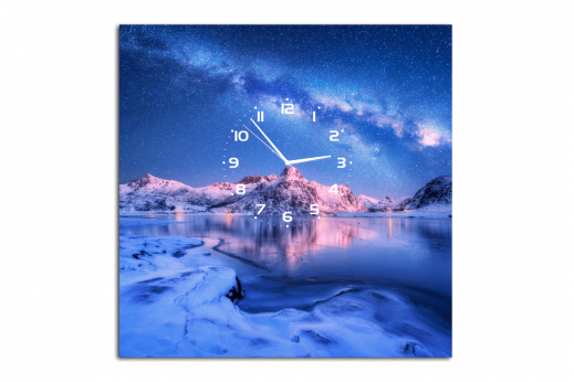Картина-часы Звёздное небо